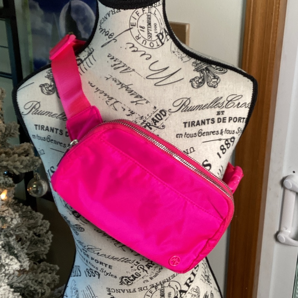Vibrant Pink Crossbody Bag